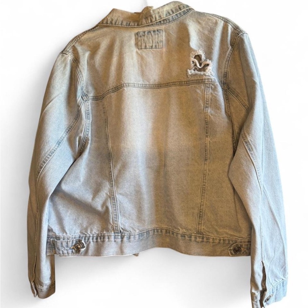 Distressed Denim Jacket - Picture 4 of 7